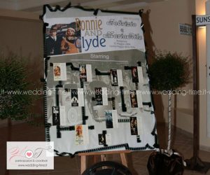 tableau mariage tradizionale su pannello rigido grafica personalizzata