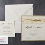 partecipazione matrimonio shabby chic rustic