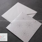 partecipazione matrimonio grafica con strass luminosi