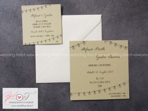 partecipazione matrimonio grafica shabby chic
