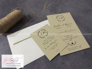 partecipazione matrimonio grafica rustica e shabby chic