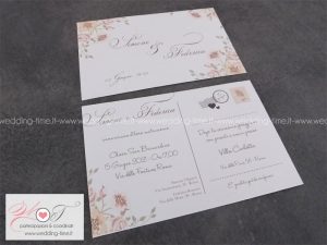 partecipazione matrimonio grafica cartolina